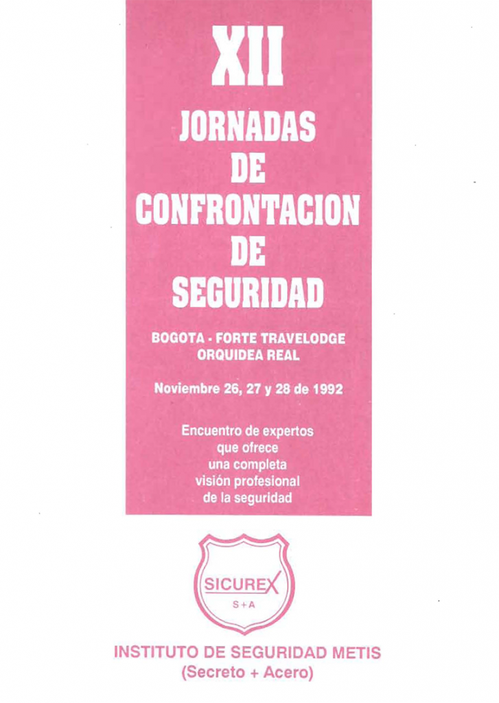 UNA COMPLETA VISIÓN PROFESIONAL DE LA SEGURIDAD - 1992